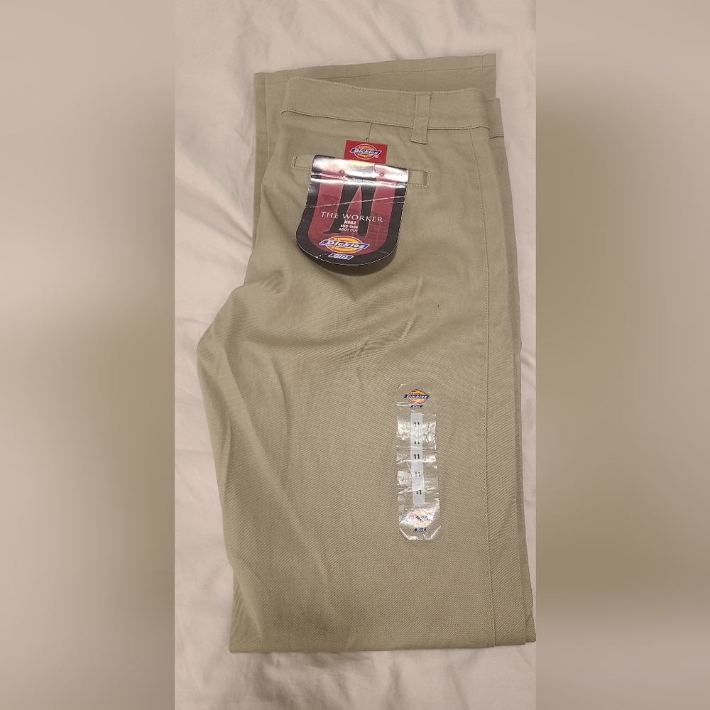 👖🌟 NEW Dickies Girl Worker Pants - Size 11, Beige Color! 👖🌟